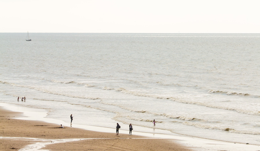 Paulus aan het strand