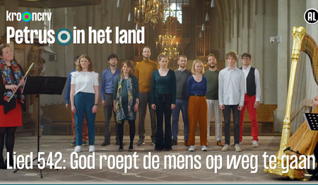 Lied: God roept de mensen op weg te gaan