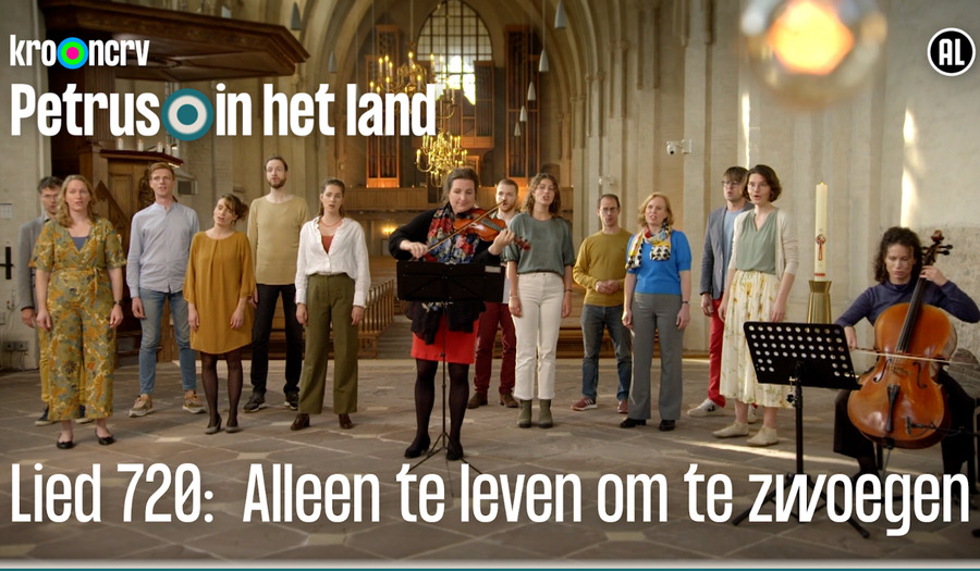 Lied 720: Alleen te leven om te zwoegen