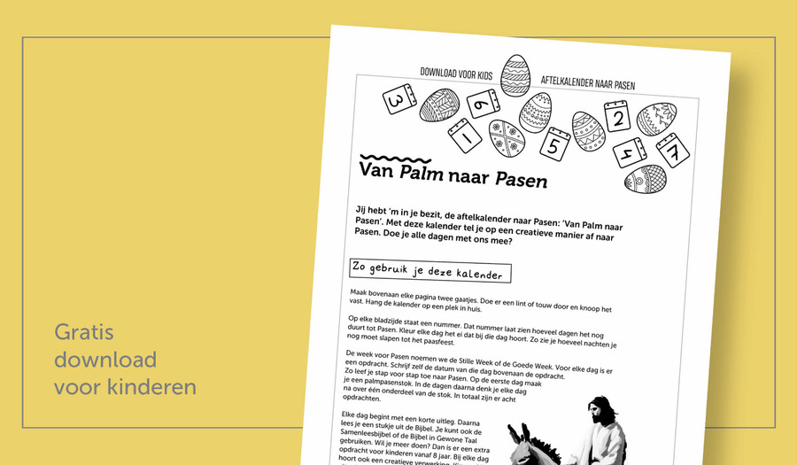 Aftelkalender: Van Palm naar Pasen